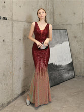 High-End-Abendkleid mit Pailletten